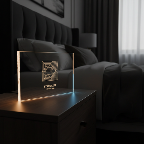 Plaque LED ambiance sombre
